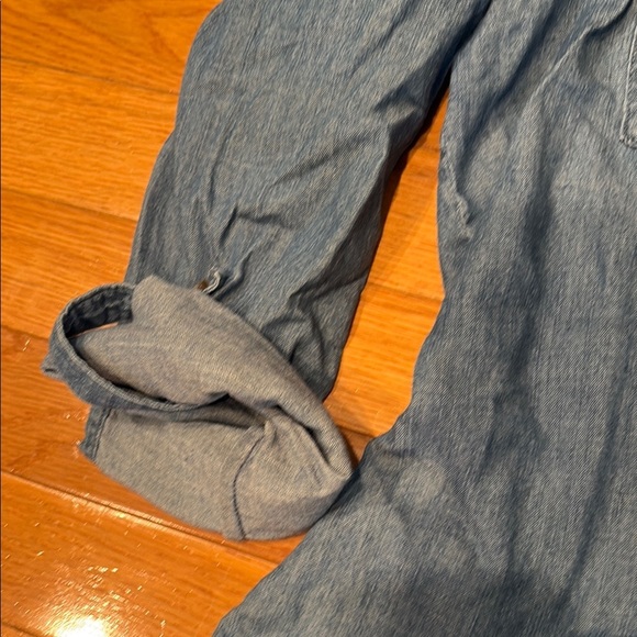 Christopher & Banks Blue Button Down Shirt - Picture 4 of 5